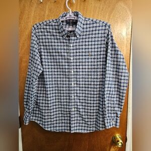 Ralph Lauren Mens plaid Dress Shirt Classic Preppy CasualFit Long Sleeve XL